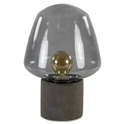 Straluma Trendy tafellamp met smokey glas> Woonkamerlampen|Slaapkamerlampen