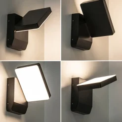 Straluma Verstelbare LED buitenlamp zwart IP54><noscript><img width=