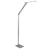 Straluma Verstelbare LED vloerlamp geborsteld staal dimbaar> Vloerlampen|Woonkamerlampen