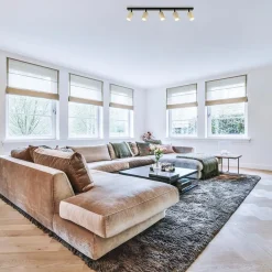 Straluma Verstelbare 5-lichts GU10 opbouwspot goud met zwart><noscript><img width=