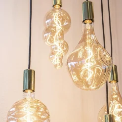 Straluma Videlamp Aton 12l goldleaf/shiny brass><noscript><img width=