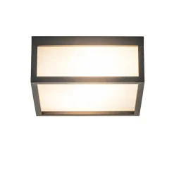 Straluma Vierkante buitenlamp dark grey plafond/wand><noscript><img width=