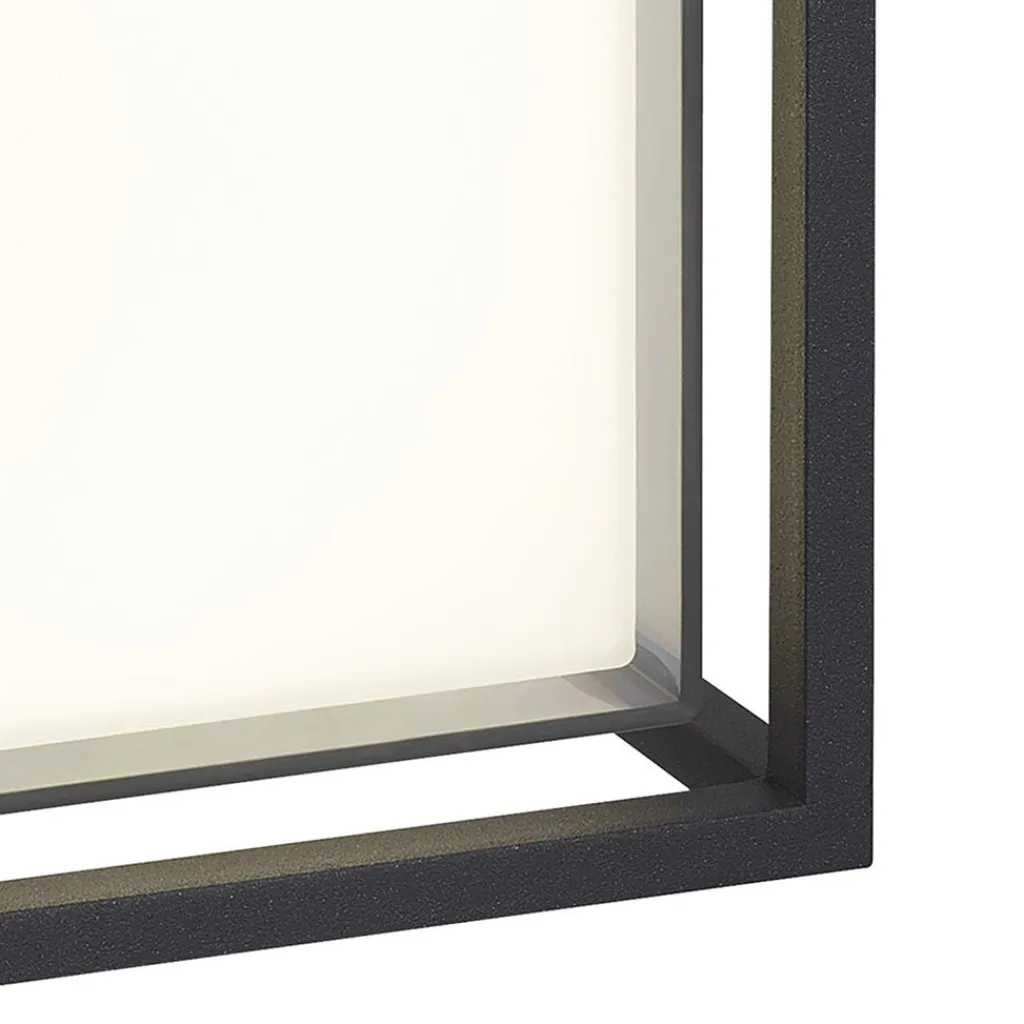 Straluma Vierkante LED wandlamp buiten IP65 antraciet> Wandlampen|Buitenlampen