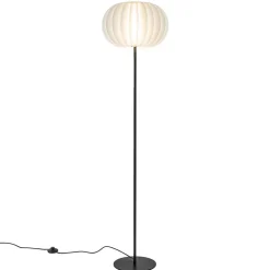 Straluma Vloerlamp Arena zwart/kap wit> Vloerlampen|Design Verlichting