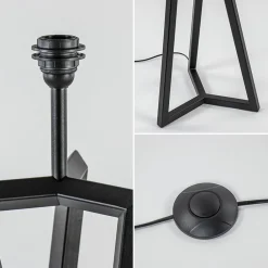 Straluma Vloerlamp Atrani zwart EXCL. KAP><noscript><img width=