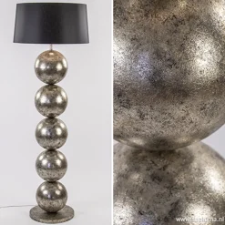 Straluma Vloerlamp Boss bollen oud goud excl. kap> Vloerlampen|Design Verlichting