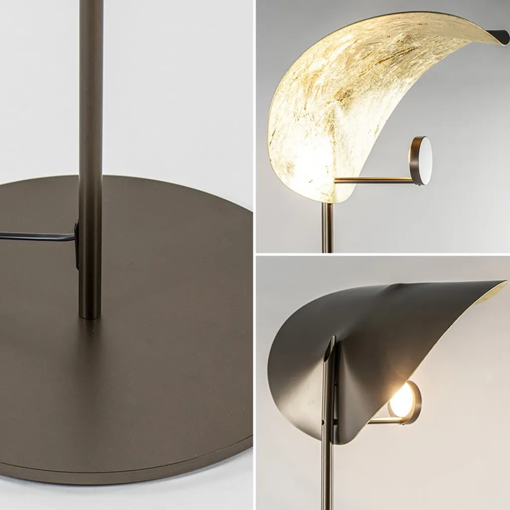 Straluma Vloerlamp Chapeau coffee/goldleaf> Vloerlampen|LED Vloerlampen