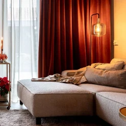 Straluma Vloerlamp Lekar zwart met smoke glas><noscript><img width=