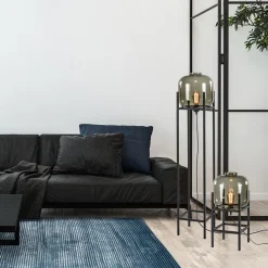 Straluma Vloerlamp Lett frame zwart/smoke glas><noscript><img width=