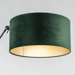 Straluma Vloerlamp Prestige Chic zwart/kap groen><noscript><img width=