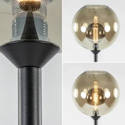 Straluma Vloerlamp zwart + smoke glas><noscript><img width=