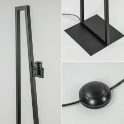 Straluma Vloerlamp/lampvoet mat zwart excl. kap><noscript><img width=