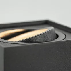 Straluma Vloerspot Rebel vierkant 12.5cm zwart><noscript><img width=