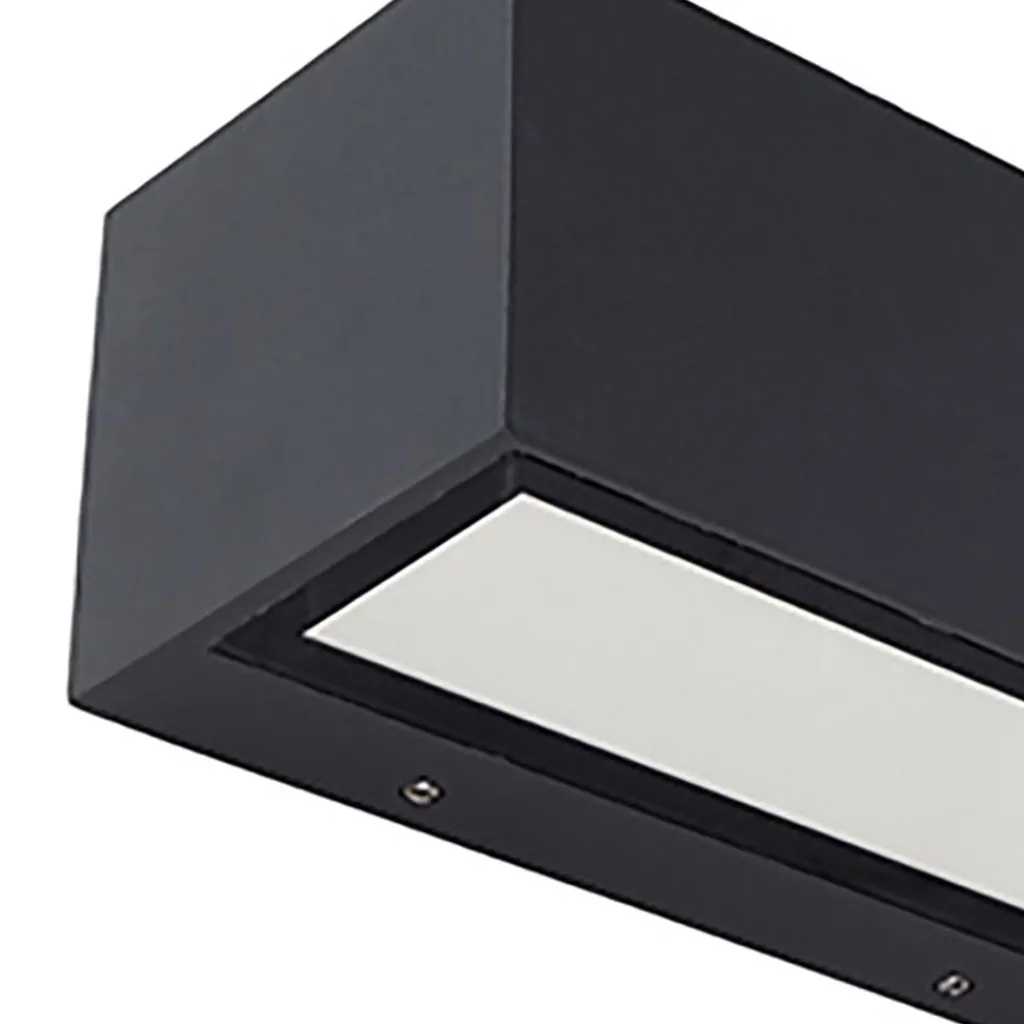 Straluma Wandlamp breed up+down antraciet IP54> Wandlampen|Buitenlampen