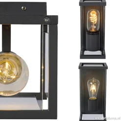 Straluma Wandlamp buiten antraciet/glas IP54><noscript><img width=