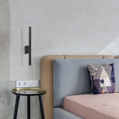 Straluma Wandlamp cilinder smal zwart up+down g9><noscript><img width=