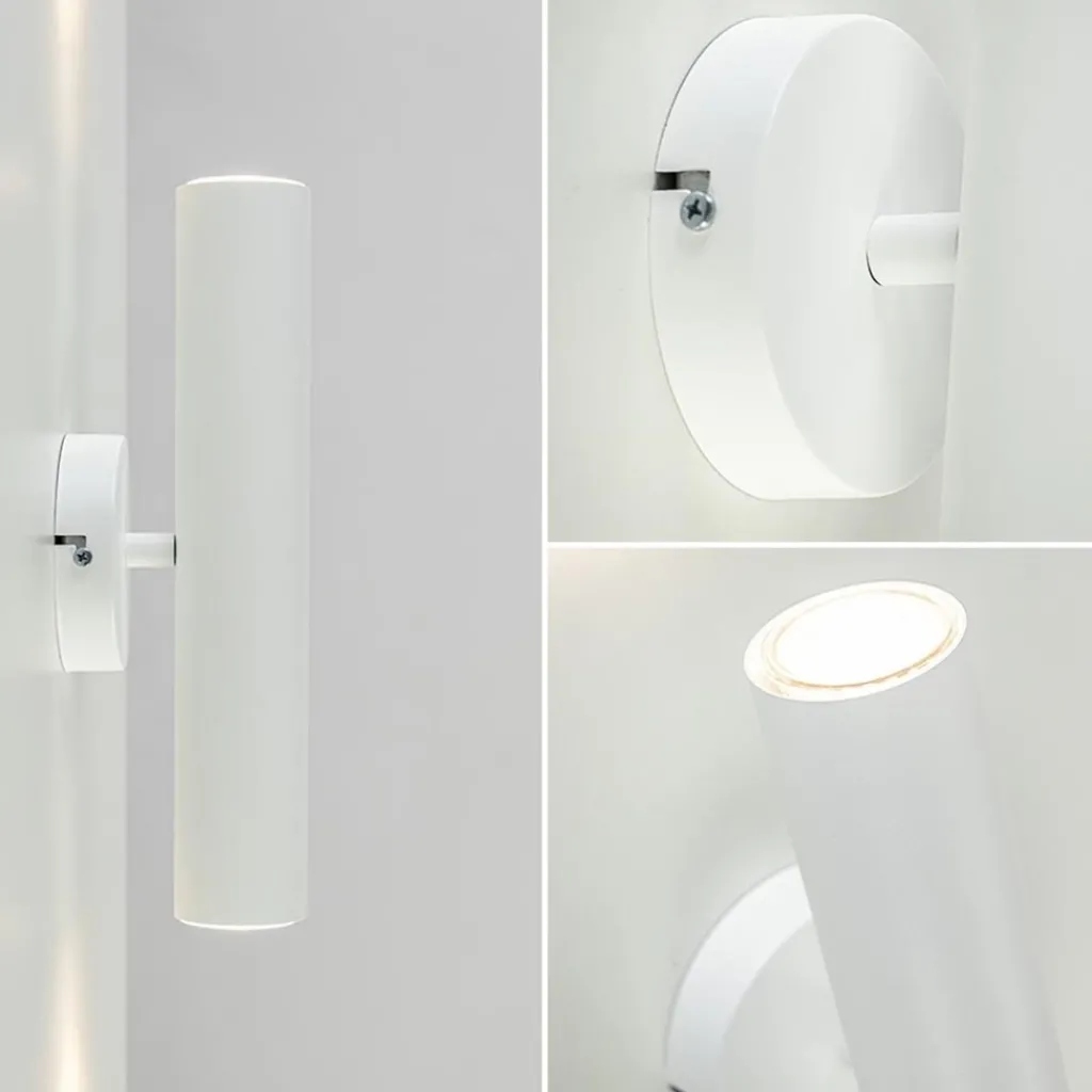 Straluma Wandlamp cilinder wit up+down GU10> Wandlampen|Scandinavische Verlichting