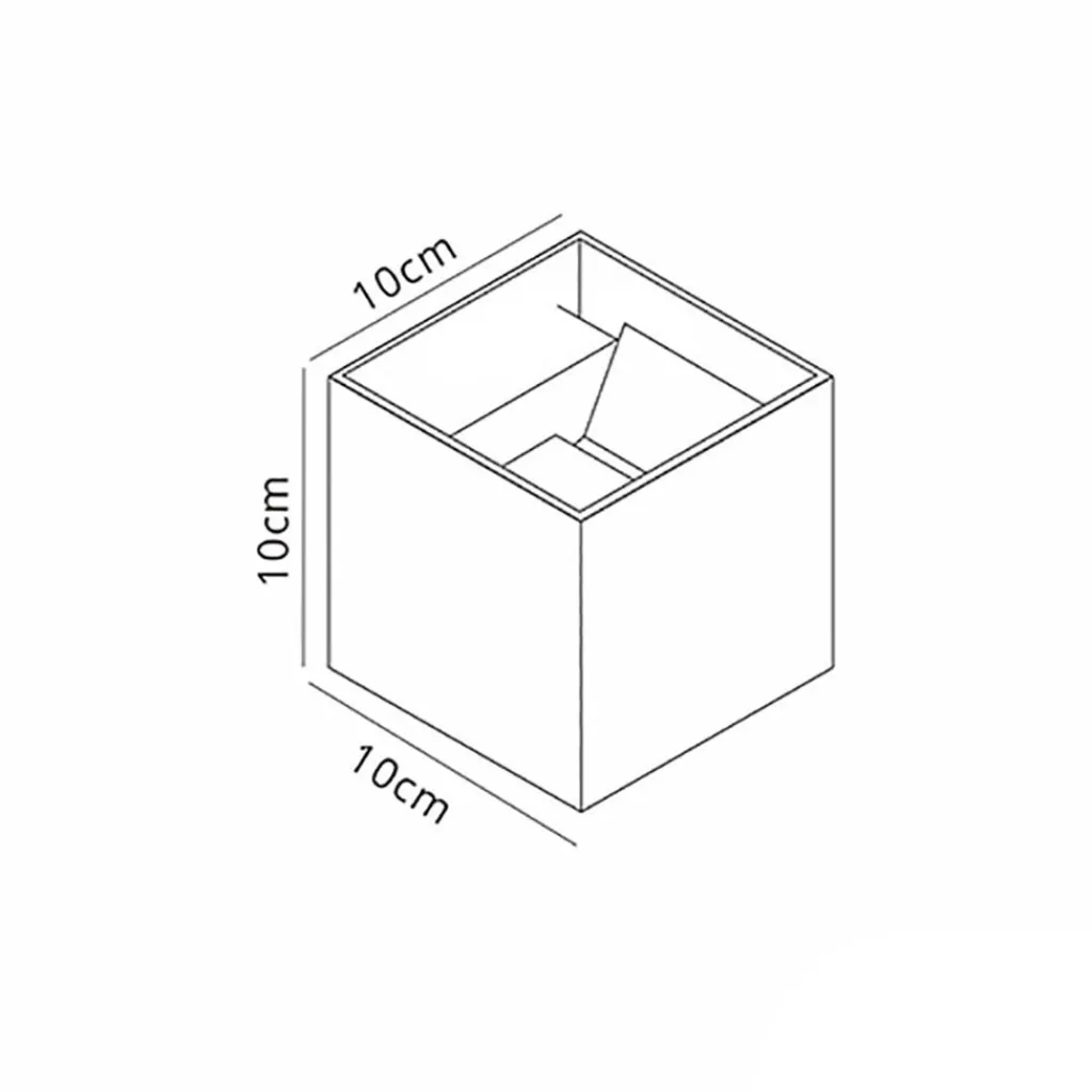 Straluma Wandlamp Davos kubus zwart IP54 2700k> Wandlampen|Buitenlampen