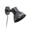 Straluma Wandlamp Eliano zwart industrieel> Light and Living|Woonkamerlampen