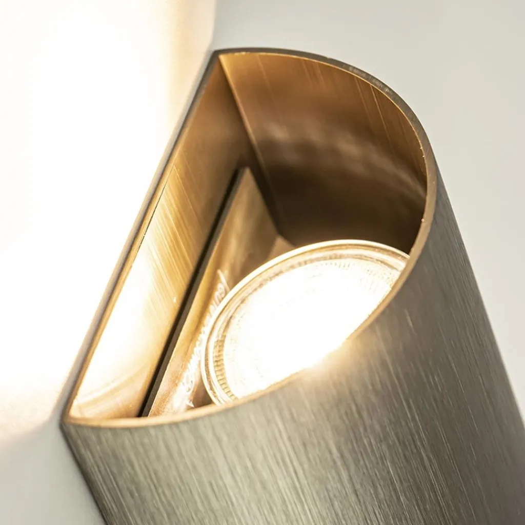 Straluma Wandlamp Hera afgerond brons> Klassieke Verlichting|Woonkamerlampen