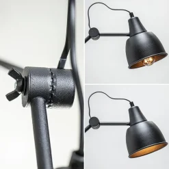 Straluma Wandlamp industrieel verstelbare arm zwart><noscript><img width=