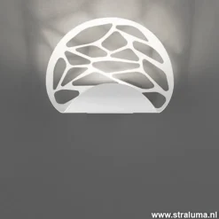 Straluma Wandlamp Kelly wit><noscript><img width=