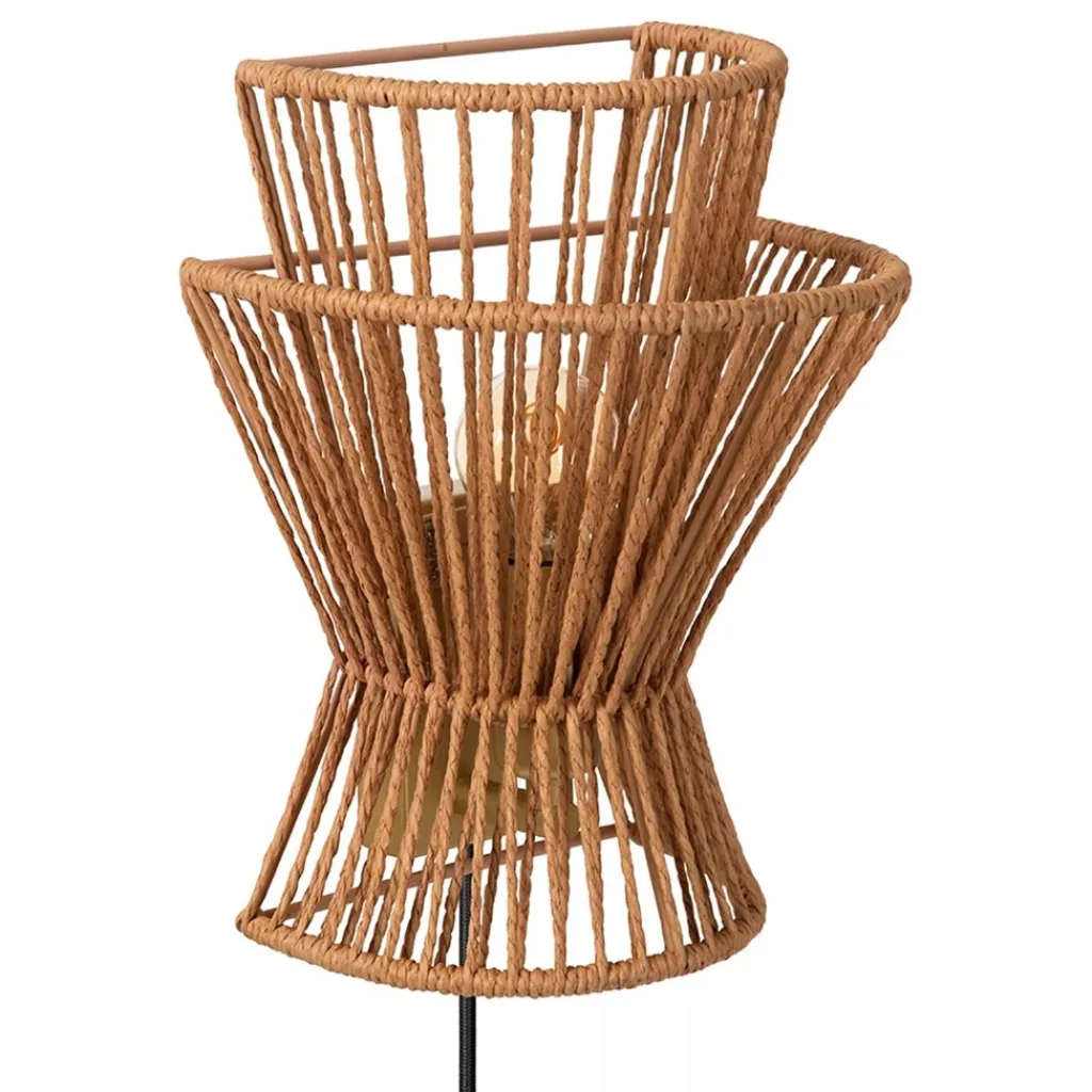 Straluma Wandlamp papier naturel met mat goud> Wandlampen|Botanische Verlichting