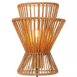 Straluma Wandlamp papier naturel met mat goud><noscript><img width=