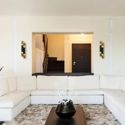 Straluma Wandlamp Pipes 48cm zwart/matgoud><noscript><img width=