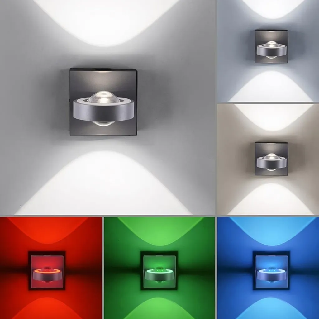 Straluma Wandlamp Q-Mia smart antraciet rgbw> Wandlampen|Smart lampen