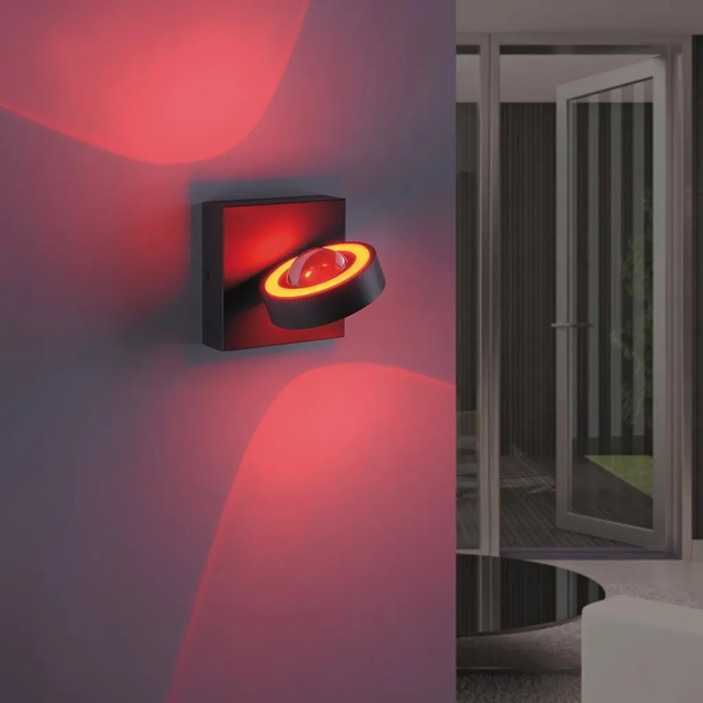 Straluma Wandlamp Q-Mia smart antraciet rgbw> Wandlampen|Smart lampen