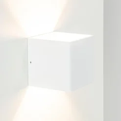 Straluma Wandlamp Stretto kubus wit> Wandlampen|Halverlichting