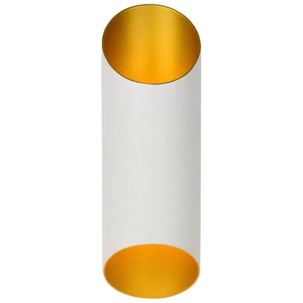 Straluma Wandlamp up+down cilinder wit/goud> Wandlampen|Design Verlichting