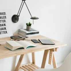 Straluma Wandlamp Zodiac zwart incl. dimmer cct><noscript><img width=