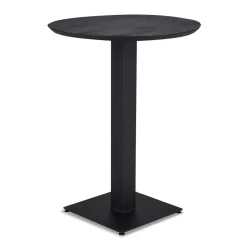 Straluma Zwart houten bartafel Ø80x105 cm> Bartafels