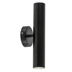 Straluma Zwarte wandlamp up+down cilinder GU10> Wandlampen|Scandinavische Verlichting
